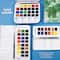 Daler-Rowney® Aquafine 24 Color Half-Pan Watercolor Travel Set with Brush